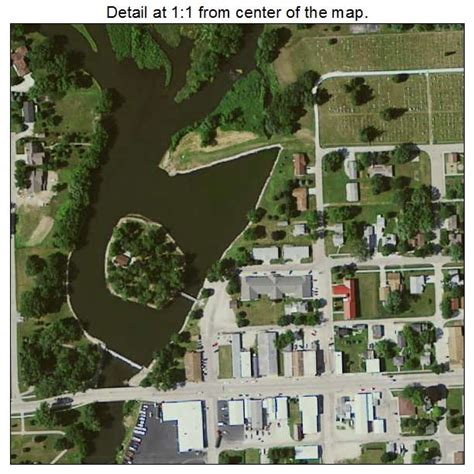 Aerial Photography Map of Fairbank, IA Iowa