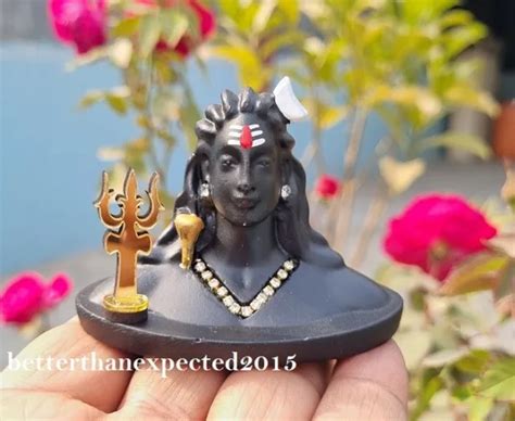 Adiyogi Statue Lord Shiva Idol For Car Dashboard Mahadev Idol Shiv