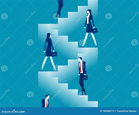 Starting For Step By Step Business Steps Planning Concept Stock Vector