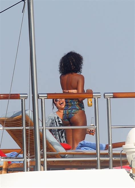 Wearing A Bikini On A Yacht In France July Rihanna Photo