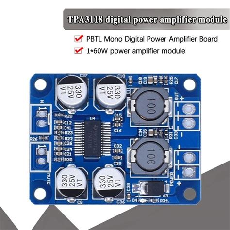 China Low Price Tpa Pbtl Mono Digital Amplifier Board Quotation