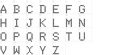 DotMatrix Font | UrbanFonts.com