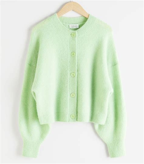 And Other Stories Oversized Ribbed Crewneck Cardigan Clothes Cardigan