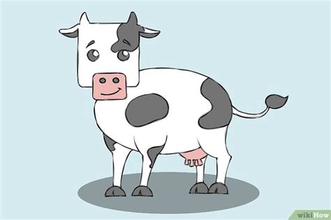 Come Disegnare Una Mucca Con Immagini Wikihow