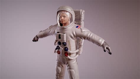 Nasa Astronaut Apollo 11 - Buy Royalty Free 3D model by SQUIR3D [628622f] - Sketchfab Store