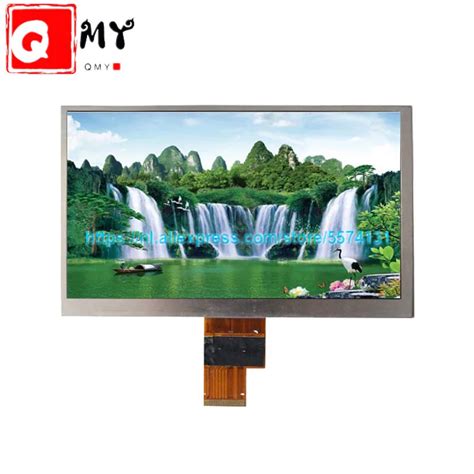 40 Pin LVDS Interface 7 Inch 1024x600 Display Panel 300 Brightness Tft