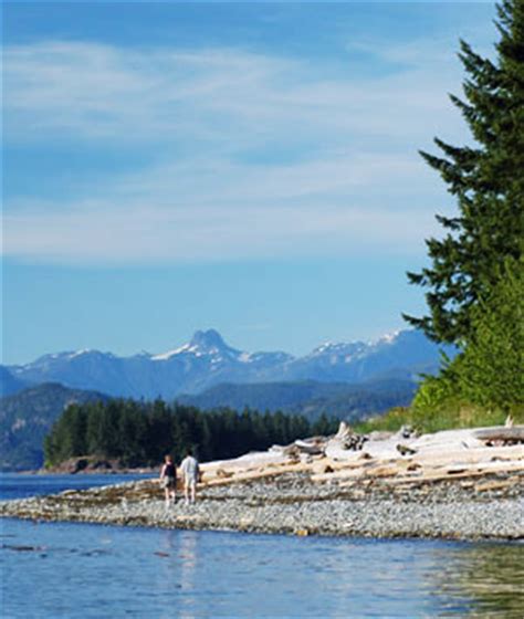 Hiking trails on Quadra Island, Discovery Islands, British Columbia ...