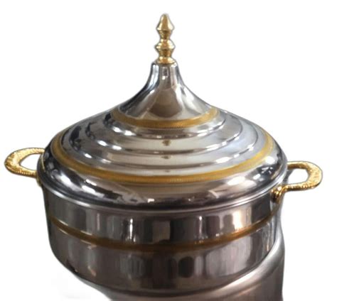 Brass City Clean Warm Water Stainless Steel Insulated Hot Pot For Home Capacity 4 Littre At