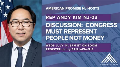 American Promise Nj Discussion W Rep Andy Kim Congress Must Represent