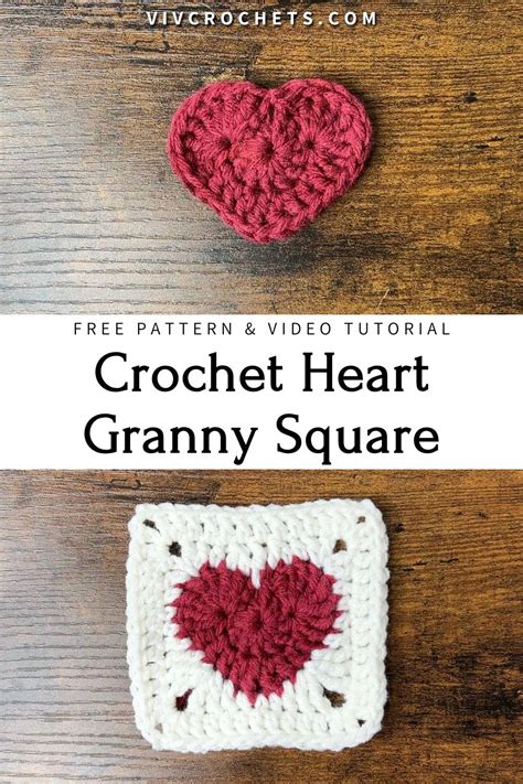 Crochet Heart Granny Square Drawstring Pouch Artofit