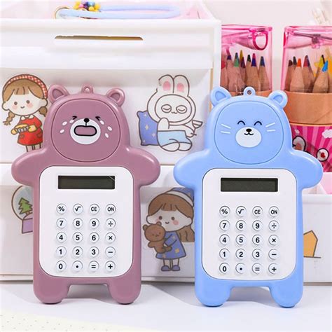 Portable Kawaii Mini Calculatrice Taille De Poche Chiffres Affichage