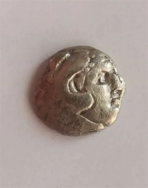 Ancient Greek Silver Drachm Alexander The Great B C Heracles