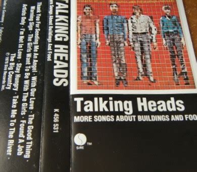 Talking Heads More Songs About Buildings And Food Cassette Album