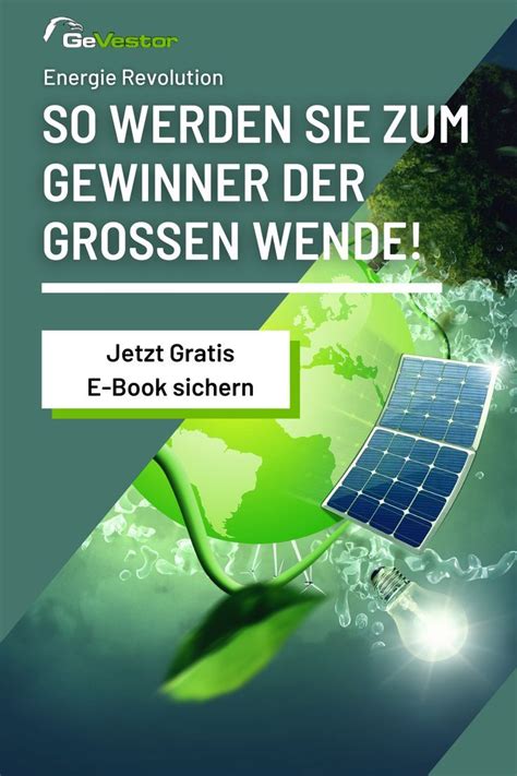 Investmentchancen F R Anleger E Book Energiewende Energie