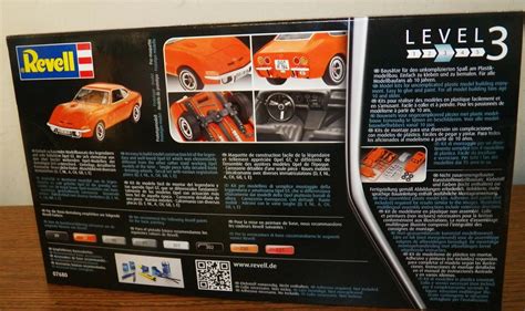 Revell Germany S Opel Gt Plastic Model Car Kit