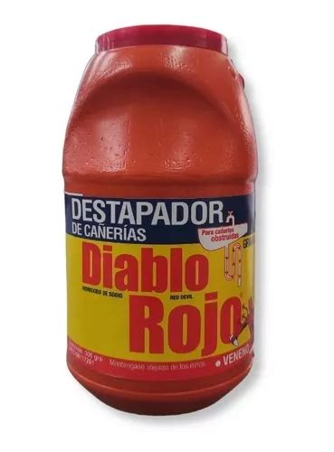 Destapador Cañerias Granulado Diablo Rojo Tienda Fisica MercadoLibre