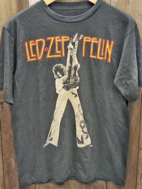 Led Zeppelin Cotton New Vintage Band T Shirt Band Tshirts