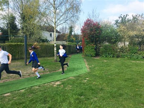 Daily Mile Track For St Marys Ce Academy Pentagon Play