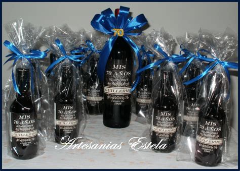 Botellitas De Vino Personalizadas Artesanias Estela