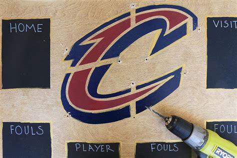 DIY Basketball Scoreboard Wall Decor