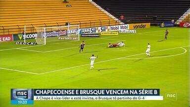 NSC Notícias SC Chapecoense e Brusque vencem na Série B Globoplay