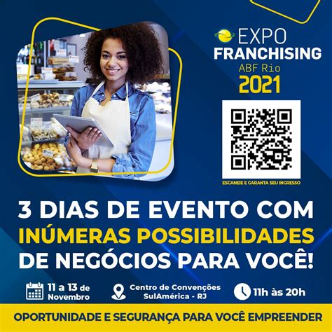 Vem aí a Expo Franchising ABF Rio e você pode ser nosso convidado