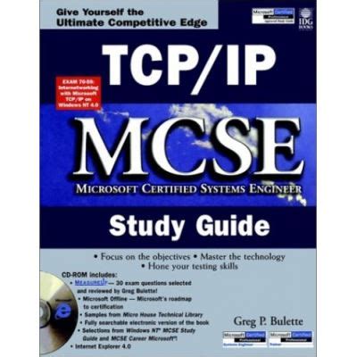 Tcp Ip Mcse Study Guide Mcse Certification Series Livre Cdrom