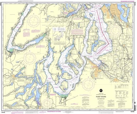 Depth Chart Puget Sound Printable Templates Free