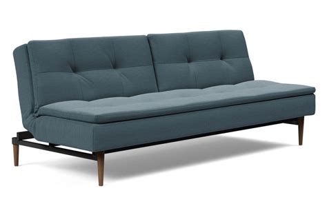 Innovation Living Dublexo Styletto Sofa Bed Dark Wood Vivus Dusty