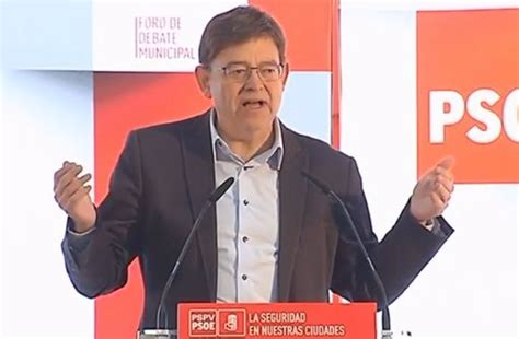 Ximo Puig rechaza la salida inmediata de Susana Díaz y dice que todo