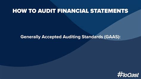 How To Audit Financial Statements FloQast YouTube