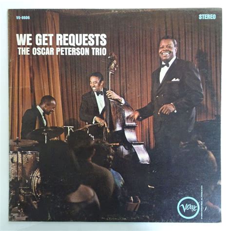 11184804 US盤 Verve 黒T字 深溝 The Oscar Peterson Trio We Get Requests