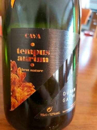 2018 Duran Galan Cava Tempus Aurum Brut Nature Vivino US