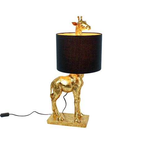 Lucie Giraffe Gold Table Lamp