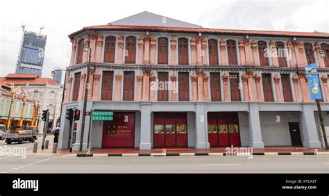 Singapore Dec 14 2015 Old Buildings Located In Chinatown Singapore