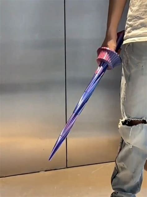 Mate D Printing Telescopic Samurai Knife Toy Creative Extendable