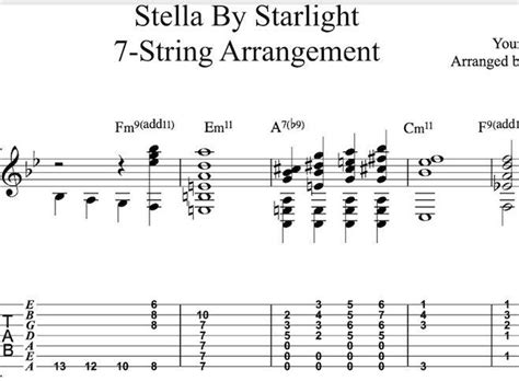 Stella By Starlight String Jazz Guitar Chord Melody Masterclass Jazz