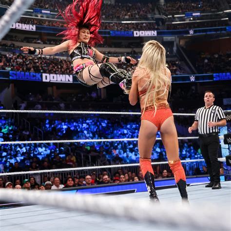 Charlotte Flair Vs Iyo Sky Friday Night Smackdown July 21 2023 Wwe Photo 45075034 Fanpop