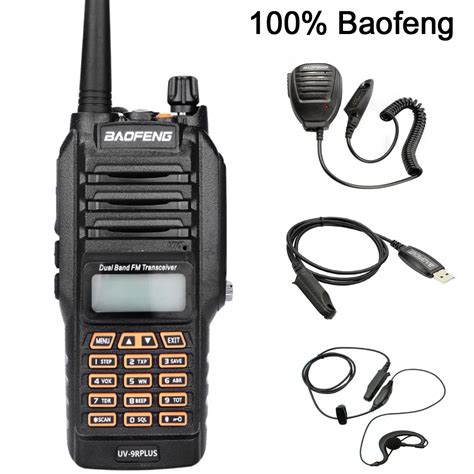 Baofeng UV 9R Plus Waterproof Walkie Talkie 5W Powerful Two Way Radio