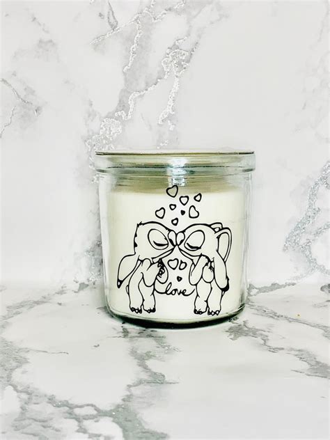 Personalised Lilo And Stitch Lilo And Stitch Stitch Candle Etsy Uk