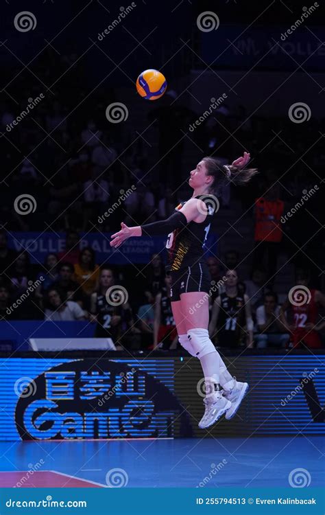 Thailand Vs Belgium Vnl Pool Match Editorial Stock Photo Image Of