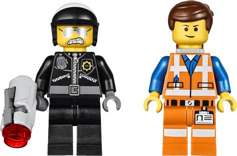 Lego The Movie Bad Cop Good Cop Dual Face Minifigure 70802 New Lego