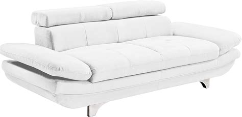 Mivano Zweisitzer Leder Sofa Enterprise Er Couch Mit Kunstleder