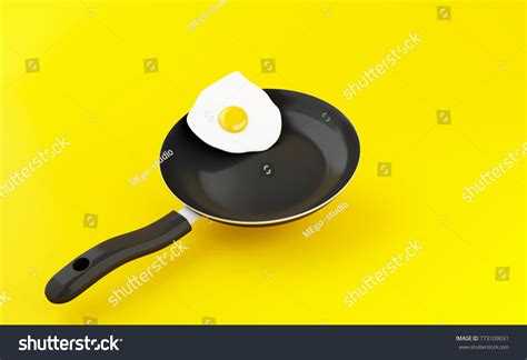 3d Illustration Frying Pan Egg Food Stock Illustration 773109031 Shutterstock