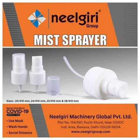 Transparent Screw Cap Fine Mist Sprayer Pumps For Industrial At Rs 9 5