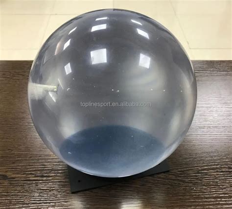 Cleartransparent Standard Poly Bowling Ball With Sticker Nbb 109 Buy