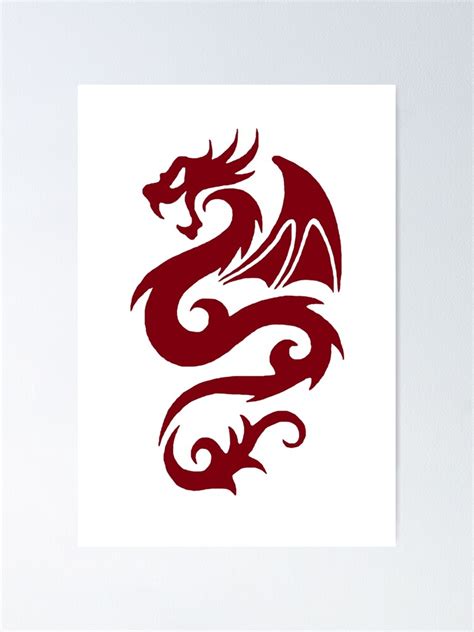 "Red Dragon" Poster for Sale by ZoboShop | Redbubble