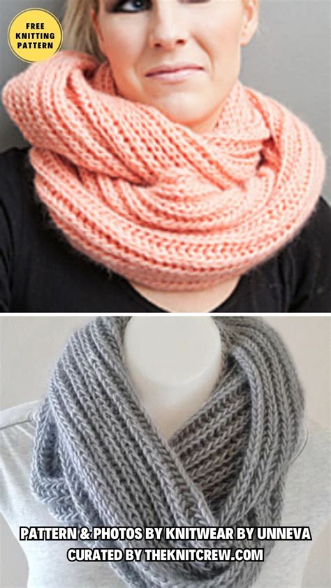 11 Free Knitting Infinity Scarves Patterns To Wear All Year Round The