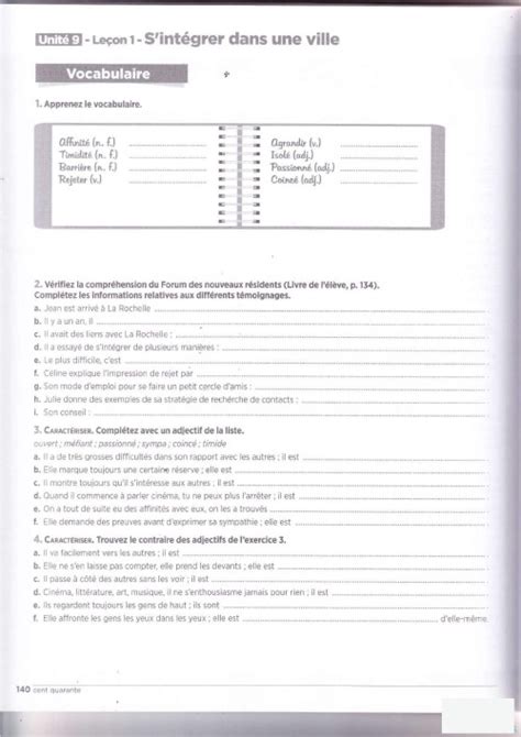 Unit9 Cahier Fiche Interactive Topworksheets