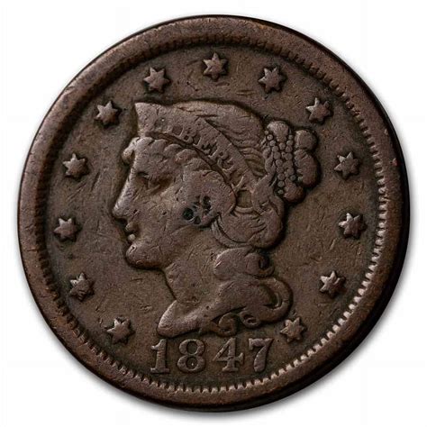 1847 Large Cent VG - Walmart.com